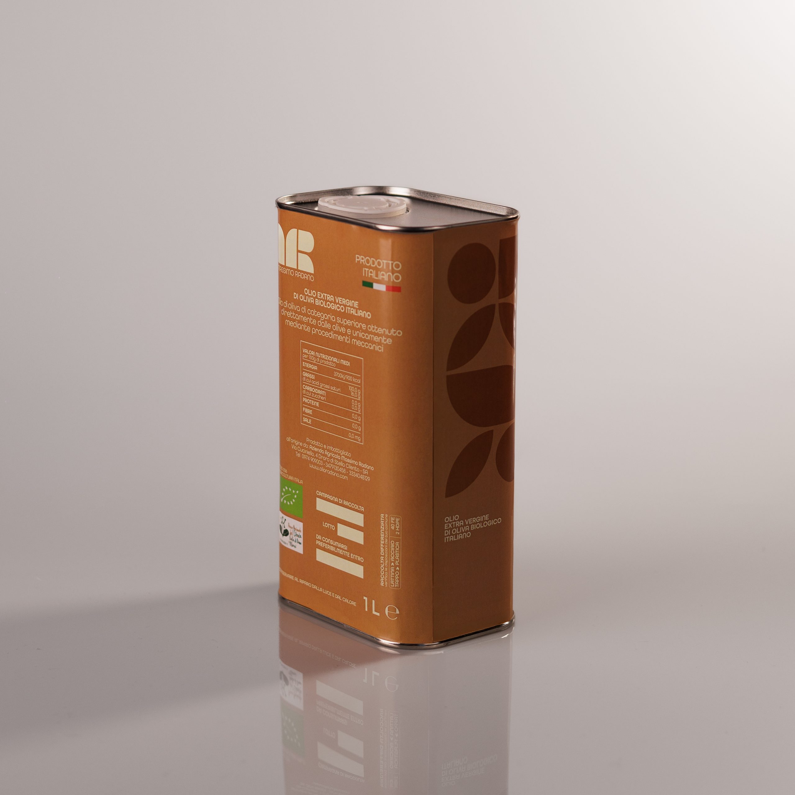 Olio Extravergine d’Oliva Bio 1Lt – Angelo